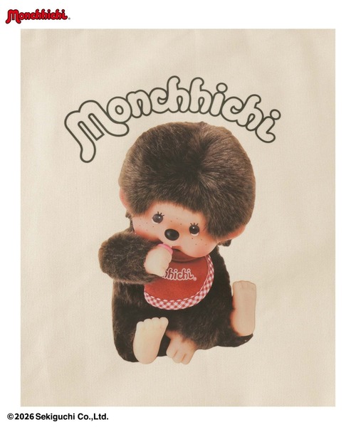 Mac-House(マックハウス)の「【 Monchhichi / モンチッチ 】プリント キャンバス トートバッグ(トートバッグ・レディース・ホワイト系2/ホワイト系1・FREE)」の9枚目の写真