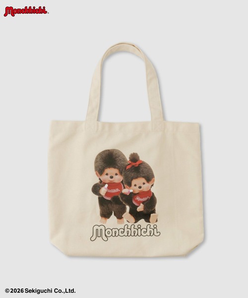 Mac-House(マックハウス)の「【 Monchhichi / モンチッチ 】プリント キャンバス トートバッグ(トートバッグ・レディース・ホワイト系2/ホワイト系1・FREE)」の22枚目の写真