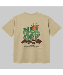 メロディ半袖Tシャツ 男女共用 ビッグサイズ S 4XL