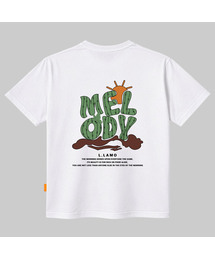 メロディ半袖Tシャツ 男女共用 ビッグサイズ S 4XL