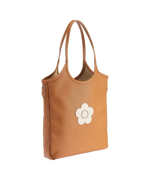 MARY QUANT(マリークワント)の「デイジーパッチシュリンク トート(トートバッグ・レディース・シルバー/ブラック/アイボリー/キャメル・FREE)」の17枚目の写真