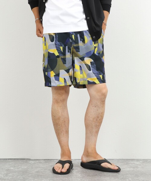 NOLLEY’S(ノーリーズ)の「《一部セットアップ対応》Dot Air 総柄ショートパンツ 26SS(その他パンツ・メンズ・ネイビー/イエロー系その他/グレー系その他・XL/L/M/S)」の3枚目の写真