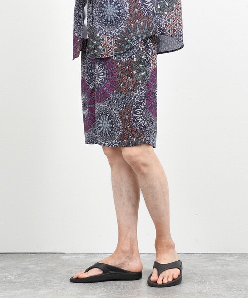 NOLLEY’S(ノーリーズ)の「《一部セットアップ対応》Dot Air 総柄ショートパンツ 26SS(その他パンツ・メンズ・ネイビー/イエロー系その他/グレー系その他・XL/L/M/S)」の18枚目の写真