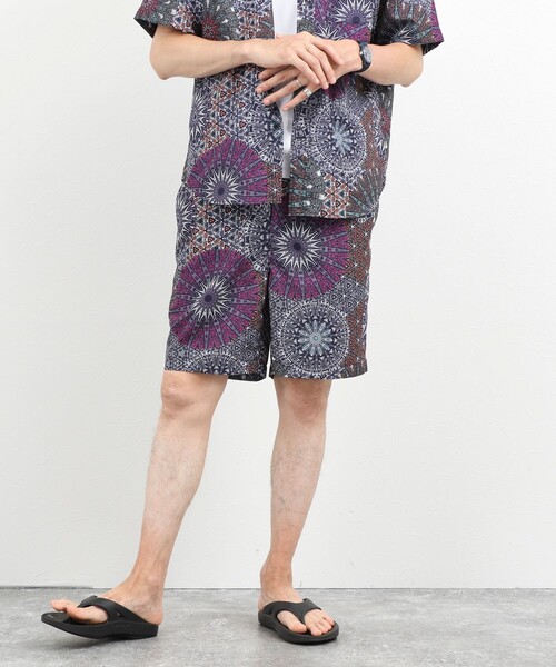 NOLLEY’S(ノーリーズ)の「《一部セットアップ対応》Dot Air 総柄ショートパンツ 26SS(その他パンツ・メンズ・ネイビー/イエロー系その他/グレー系その他・XL/L/M/S)」の11枚目の写真