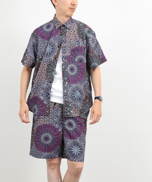 NOLLEY’S(ノーリーズ)の「《一部セットアップ対応》Dot Air 総柄ショートパンツ 26SS(その他パンツ・メンズ・ネイビー/イエロー系その他/グレー系その他・XL/L/M/S)」の13枚目の写真