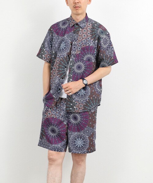NOLLEY’S(ノーリーズ)の「《一部セットアップ対応》Dot Air 総柄ショートパンツ 26SS(その他パンツ・メンズ・ネイビー/イエロー系その他/グレー系その他・XL/L/M/S)」の14枚目の写真