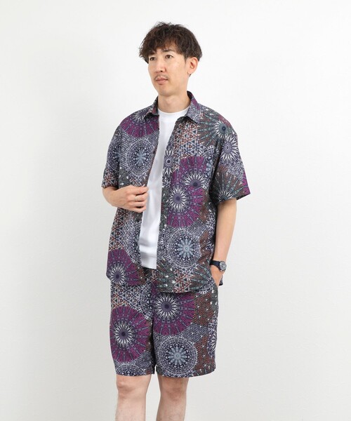 NOLLEY’S(ノーリーズ)の「《一部セットアップ対応》Dot Air 総柄ショートパンツ 26SS(その他パンツ・メンズ・ネイビー/イエロー系その他/グレー系その他・XL/L/M/S)」の15枚目の写真