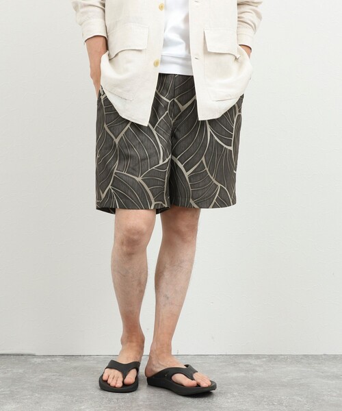 NOLLEY’S(ノーリーズ)の「《一部セットアップ対応》Dot Air 総柄ショートパンツ 26SS(その他パンツ・メンズ・ネイビー/イエロー系その他/グレー系その他・XL/L/M/S)」の7枚目の写真
