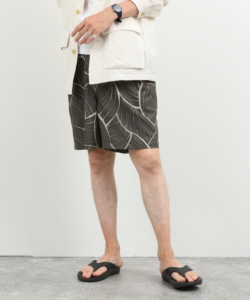 NOLLEY’S(ノーリーズ)の「《一部セットアップ対応》Dot Air 総柄ショートパンツ 26SS(その他パンツ・メンズ・ネイビー/イエロー系その他/グレー系その他・XL/L/M/S)」の8枚目の写真