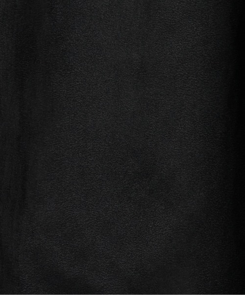 HELIOPOLE(エリオポール)の「SYNTHETIC SUEDE BARREL LEG TUCK PANTS / シンセティック スエード バレルレッグ タックパンツ(その他パンツ・レディース・キャメル/ブラック・36/38)」の8枚目の写真