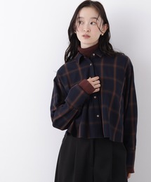 N.(N. Natural Beauty Basic) | チェックショートシャツ(シャツ/ブラウス)