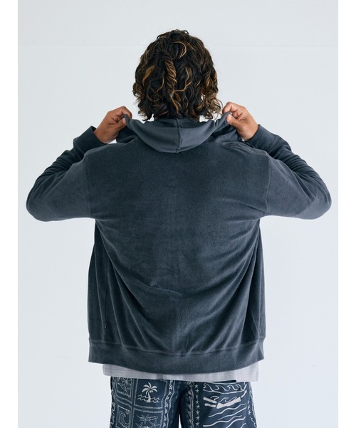 RadBlue(ラッドブルー)の「ドライパイル ジップパーカー(パーカー・メンズ・ベージュ/スミクロ/ライトブルー・SMALL/MEDIUM/LARGE/X-LARGE)」の15枚目の写真
