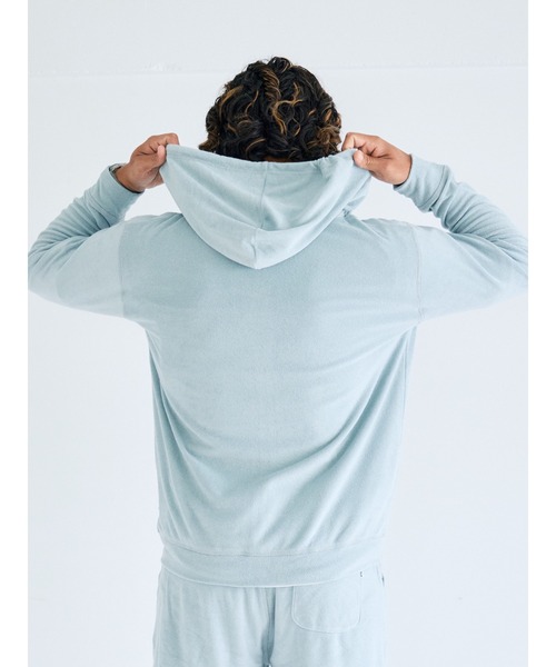 RadBlue(ラッドブルー)の「ドライパイル ジップパーカー(パーカー・メンズ・ベージュ/スミクロ/ライトブルー・SMALL/MEDIUM/LARGE/X-LARGE)」の5枚目の写真