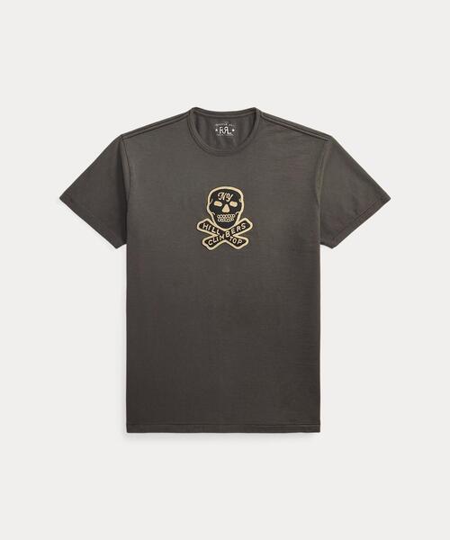 スカルパッチ ジャージー Tシャツ（Tシャツ/カットソー）｜RRL（ダブル