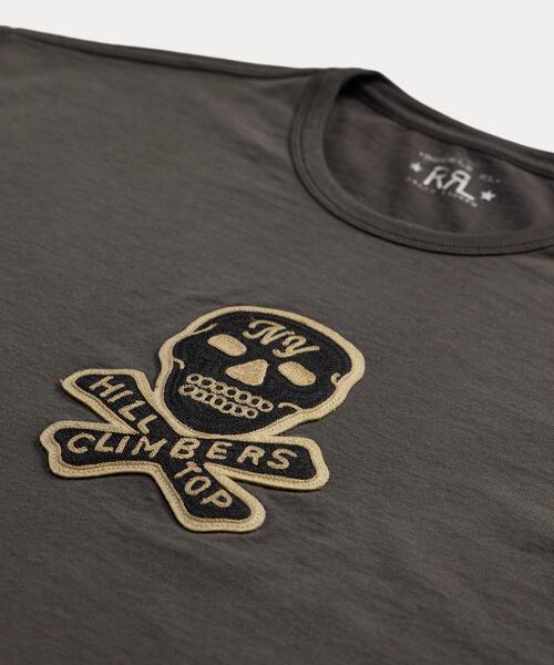 スカルパッチ ジャージー Tシャツ（Tシャツ/カットソー）｜RRL（ダブル