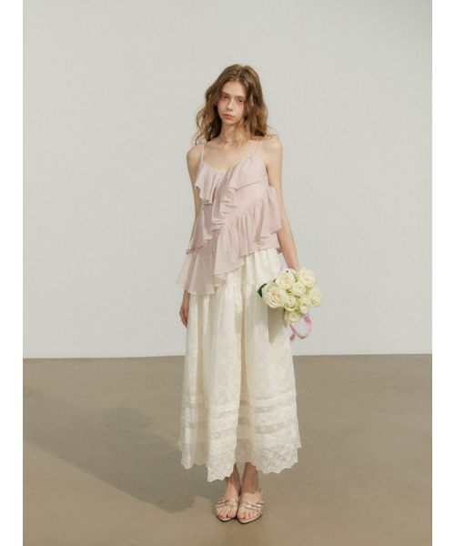 SINCETHEN(シンスゼン)の「エルナ刺繍ロングスカート(スカート・レディース・その他・SMALL/MEDIUM)」の6枚目の写真