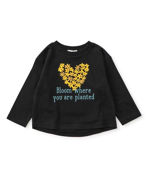 Seraph(セラフ)の「グラフィックデザインプリント長袖Tシャツ(Tシャツ/カットソー・キッズ・ベージュ/オフホワイト/ブラック/ブルー・130/80/110/100/90/140/120)」の3枚目の写真