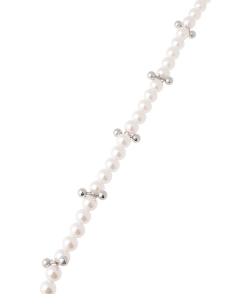 JUSTINE CLENQUET(ジュスティーヌクランケ)の「TINA NECKLACE 34JC01TINA1(ネックレス・レディース・シルバー・FREE)」の4枚目の写真