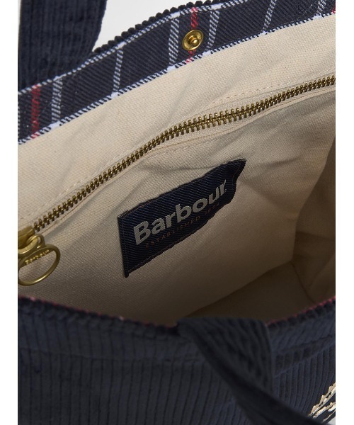 Barbour(バブアー)の「Carrickコーデュロイ ミニ トートバッグ(トートバッグ・レディース・ネイビー・ONE SIZE)」の4枚目の写真