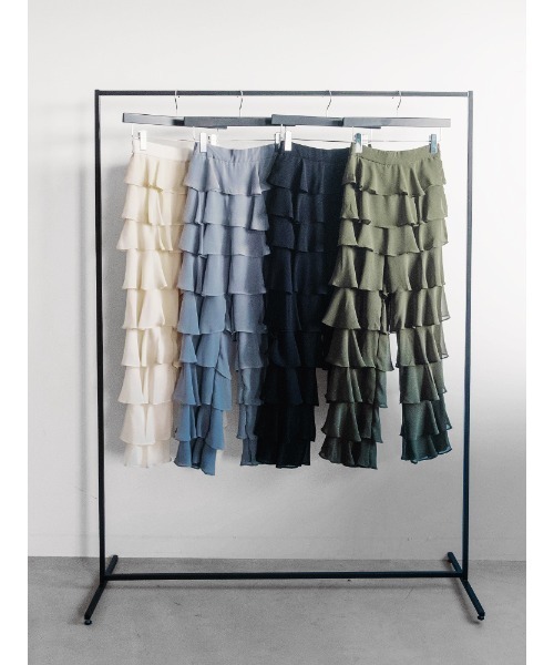sahara(サハラ)の「Tiered Pants(その他パンツ・レディース・カーキ/ブラック/ブルー系その他/アイボリー・FREE)」の8枚目の写真