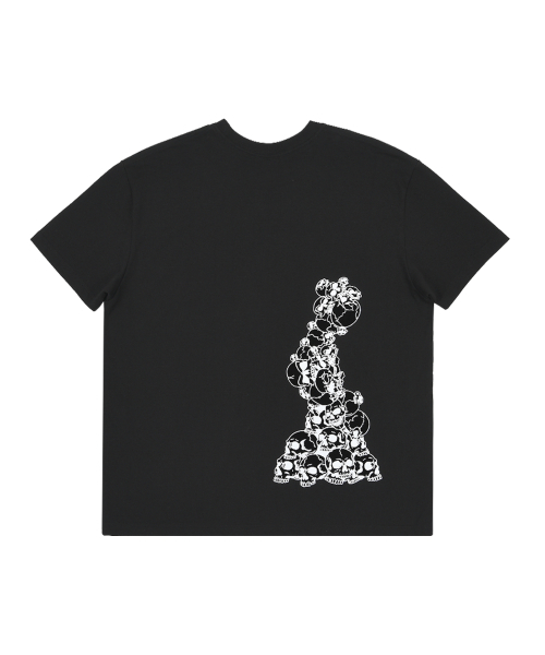 ERSCO(イーアルエスコ)の「スカルファイルTシャツ_ブラック(Tシャツ/カットソー・レディース・その他・X-LARGE/MEDIUM/LARGE)」の8枚目の写真