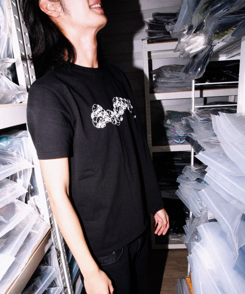 ERSCO(イーアルエスコ)の「スカルファイルTシャツ_ブラック(Tシャツ/カットソー・レディース・その他・X-LARGE/MEDIUM/LARGE)」の7枚目の写真