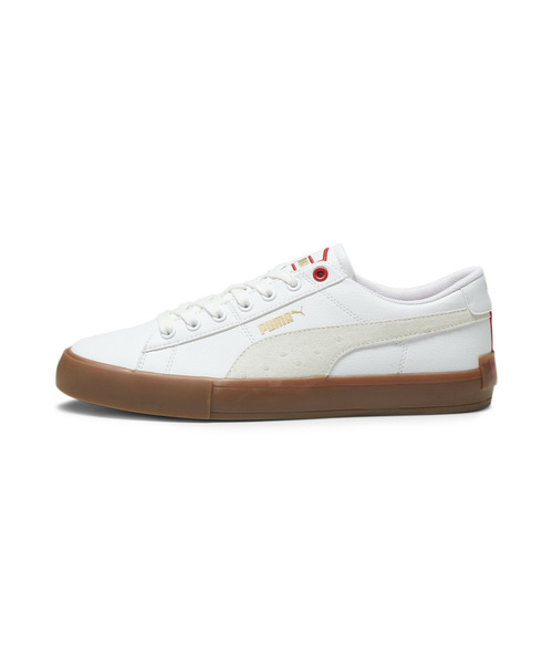 PUMA(プーマ)の「PUMA プーマ ユニセックス バリ カジュアル レトロ アカデミア スニーカー(スニーカー・メンズ・ブラック/ホワイト×ホワイト・29.0cm/28.5cm/28.0cm/24.5cm/24.0cm/23.5cm/26.0cm/25.5cm/25.0cm/23.0cm/22.5cm/27.5cm/27.0cm/26.5cm)」の1枚目の写真