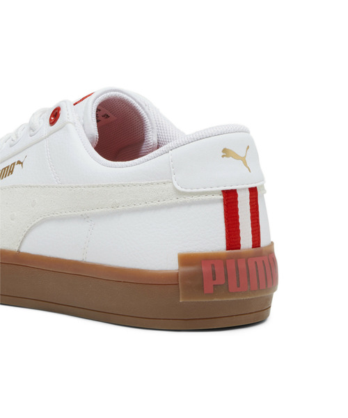 PUMA(プーマ)の「PUMA プーマ ユニセックス バリ カジュアル レトロ アカデミア スニーカー(スニーカー・メンズ・ブラック/ホワイト×ホワイト・29.0cm/28.5cm/28.0cm/24.5cm/24.0cm/23.5cm/26.0cm/25.5cm/25.0cm/23.0cm/22.5cm/27.5cm/27.0cm/26.5cm)」の4枚目の写真