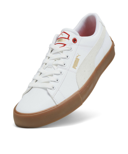 PUMA(プーマ)の「PUMA プーマ ユニセックス バリ カジュアル レトロ アカデミア スニーカー(スニーカー・メンズ・ブラック/ホワイト×ホワイト・29.0cm/28.5cm/28.0cm/24.5cm/24.0cm/23.5cm/26.0cm/25.5cm/25.0cm/23.0cm/22.5cm/27.5cm/27.0cm/26.5cm)」の7枚目の写真