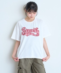 セール】【新色入荷♪】レースアップテレコ半袖T（Tシャツ/カットソー