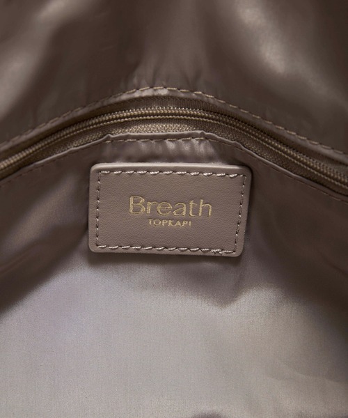 Breath TOPKAPI(ブレストプカピ)の「【Breath TOPKAPI】STRIA ストリア ナローベルト ナイロン トートバッグ S / 撥水(トートバッグ・レディース・ブラック/グレイッシュベージュ・FREE)」の21枚目の写真