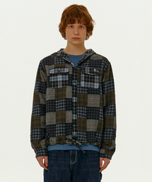 CT Curve Mix Check Shirt Navy