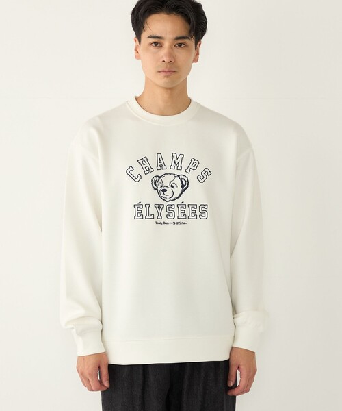 SHIPS Colors(シップス カラーズ)の「Teddybear(R) コラボ ダンボール スウェット◇(スウェット・メンズ・ダークグレー/オレンジ/ライトホワイト/ネイビー/ベージュ・SMALL/X-LARGE/LARGE/MEDIUM)」の22枚目の写真