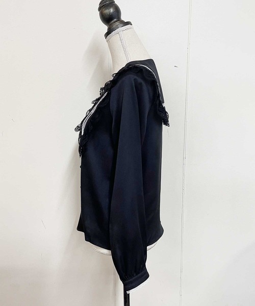 MA*RS(アメーバーマーズ)の「ベルト付きクロス刺繍ブラウス(シャツ/ブラウス・レディース・ブラック/ホワイト・FREE)」の14枚目の写真