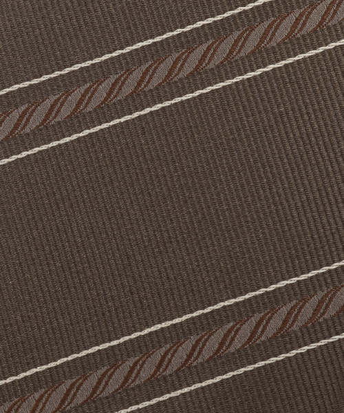 EDIFICE（エディフィス）の「Holliday & Brown(ホリデー & ブラウン) Spiral Stripe Tie（ネクタイ・メンズ・ブラック/ブラウン/ネイビー・FREE）」の9枚目の写真