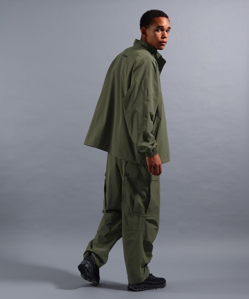 NUMERALS（ヌメラルズ）の「[NUMERALS]FREE MOVEMENT STRETCH RIPSTOP BLOUSON（ブルゾン・メンズ・オリーブ/ブラック/グレー・MEDIUM/LARGE）」の18枚目の写真