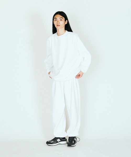 SUNNY  SPORTS（サニースポーツ）の「SUNNY SPORTS サニースポーツ / DRAWSTRING TECH SWEAT（スウェット・メンズ・グレー/チャコールグレー/ブラック/ホワイト・X-LARGE/MEDIUM/LARGE）」の5枚目の写真