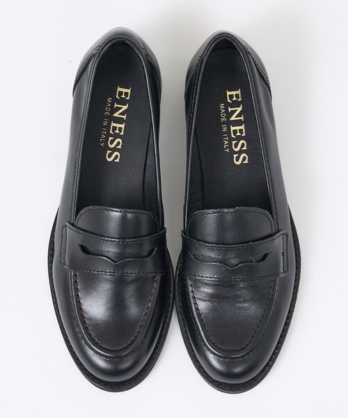 eness(エネス)の「【ENESS/エネス】カウレザー コインローファー/秋ローファー/革靴/シューズ【WEB限定】(ローファー・レディース・ブラック・35/36/37/38/39)」の10枚目の写真