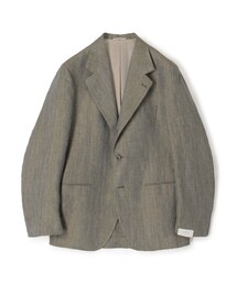 【別注】De Petrillo CUMA リネンヘリンボーン シングルブレステッド3Bジャケット