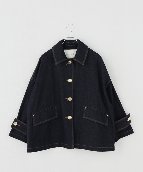 IENA(イエナ)の「MACKINTOSH/マッキントッシ HUMBIE DNM JACKET MB ジャケット L262ND1023BAZ(デニムジャケット・レディース・ネイビー・38)」の1枚目の写真