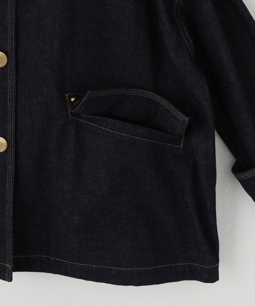 IENA(イエナ)の「MACKINTOSH/マッキントッシ HUMBIE DNM JACKET MB ジャケット L262ND1023BAZ(デニムジャケット・レディース・ネイビー・38)」の4枚目の写真