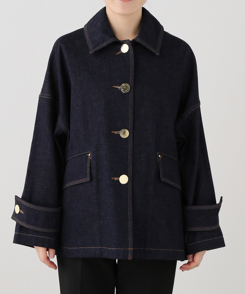 IENA(イエナ)の「MACKINTOSH/マッキントッシ HUMBIE DNM JACKET MB ジャケット L262ND1023BAZ(デニムジャケット・レディース・ネイビー・38)」の12枚目の写真