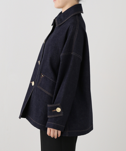 IENA(イエナ)の「MACKINTOSH/マッキントッシ HUMBIE DNM JACKET MB ジャケット L262ND1023BAZ(デニムジャケット・レディース・ネイビー・38)」の13枚目の写真