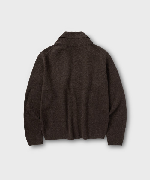 NONBLANK(ノンブランク)の「マフラー ニット_ダークブラウン(ニット/セーター・メンズ・ブラウン・MEDIUM/LARGE/X-LARGE)」の3枚目の写真