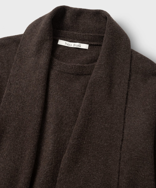 NONBLANK(ノンブランク)の「マフラー ニット_ダークブラウン(ニット/セーター・メンズ・ブラウン・MEDIUM/LARGE/X-LARGE)」の5枚目の写真