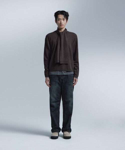 NONBLANK(ノンブランク)の「マフラー ニット_ダークブラウン(ニット/セーター・メンズ・ブラウン・MEDIUM/LARGE/X-LARGE)」の10枚目の写真