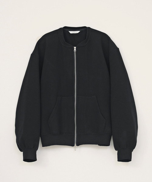 VICTIM(ヴィクティム)の「VICTIM ヴィクティム / TECH ZIP SWEAT ダンボールニットジップアップスウェット MA-1ブルゾン / VTM-26-CS-113(MA-1・メンズ・ブラック/グレー/モカ・1/2/3)」の15枚目の写真