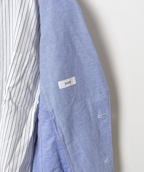 SHIPS（シップス）の「SC: SHIPS(シップス) 16SS "レノクロス" 2ボタン エアリージャケット■（テーラードジャケット・メンズ・ベージュ/オリーブ/ブルー/ダークブルー/ネイビー/ダークネイビー・SMALL/MEDIUM/LARGE/X-LARGE）」の15枚目の写真
