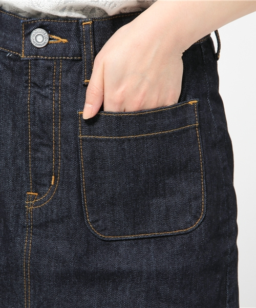 MOUSSY（マウジー）の「Patch MINI SK（デニムスカート・レディース・ワンウォッシュ/ブルー・1/0/2）」の8枚目の写真