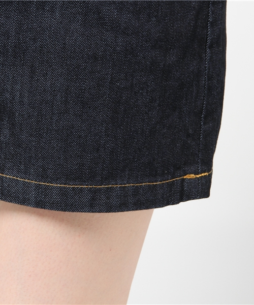 MOUSSY（マウジー）の「Patch MINI SK（デニムスカート・レディース・ワンウォッシュ/ブルー・1/0/2）」の9枚目の写真